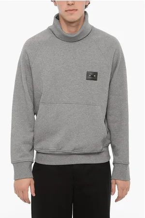 Neil Barrett Cotton ICONIC PIERCING Turtleneck Sweatshirt