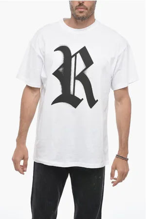 RAF SIMONS Frontal Maxi Monogram Crew-neck T-shirt