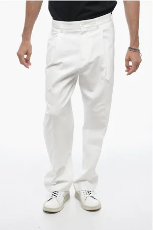 Dior High-waisted Chino Pants with Front Pleats