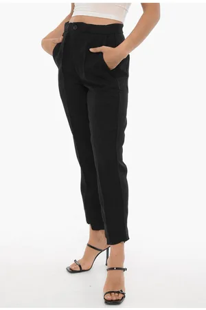 SETCHU High Waist Virgin Wool Straight Leg Pants