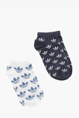 adidas Set of 2 Cotton Blend Socks with All-Over Logo