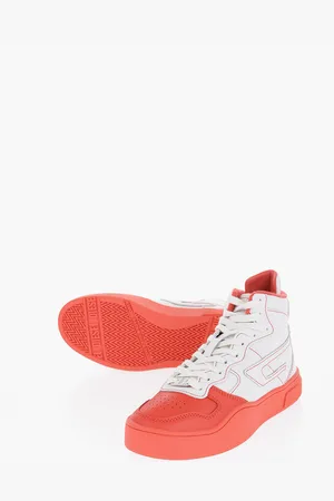 Diesel Two-Toned S-UKIYO High Sneakers with Visible Stitching