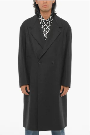HEVO Wool Blend SANTACESAREA Double-Breasted Coat