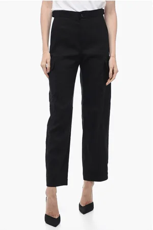 Bally Flax Blend Cargo Pants with Martingales