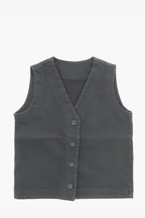 MaDilly Cotton Vest with V-Neck