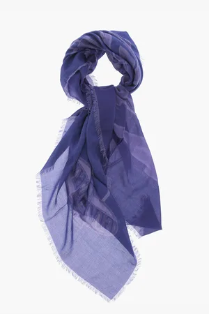 Givenchy Two-Tone Foulard With Fringes