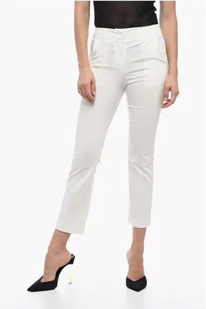 EDRA Front-pleated Skinny Pants