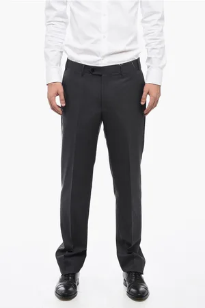 corneliani Regular Fit Virgin Wool LEADER Pants