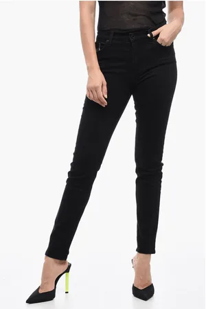 Woolrich Skinny Fit Denims with Logo Patch