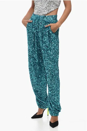 ROTATE Sequined ALEXA Wide-Leg Pant