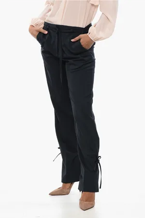 EUDON CHOI Relaxed-Fit Pants with Lace Detail