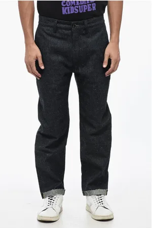 Nine In The Morning Cotton Blend TIM Chino Pants with Cuffed Hem