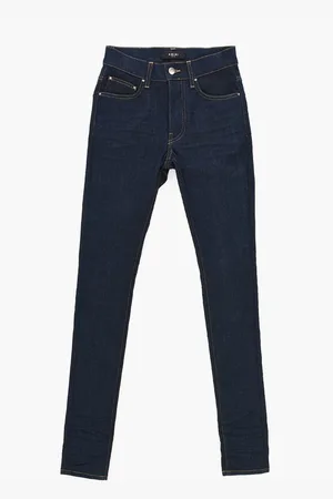 AMIRI Skinny Denims with Visible Stitching and Back Logo Patch 13c