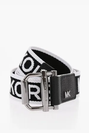 Michael Kors Logoed Belt with Leather Details 40mm
