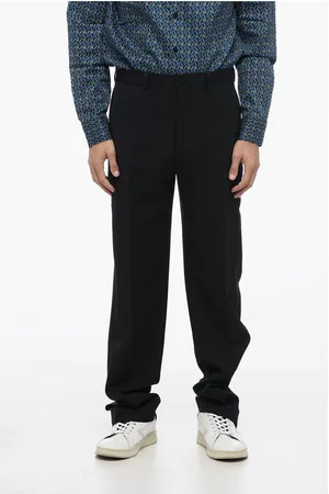 Dior PETER DOIG 4-Pocketed Wool Pants with Ankle Martingale