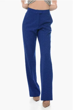The Andamane Straight-Fit Pants with Swarovski Application