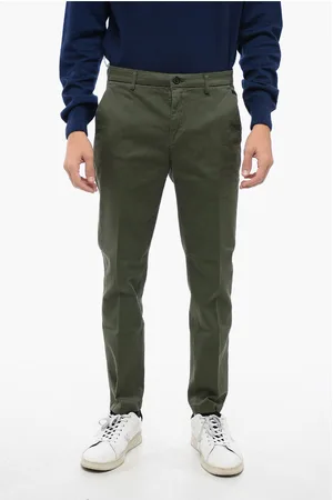 DEPARTMENT 5 Cotton Twill Chinos Pants with Flap pockets