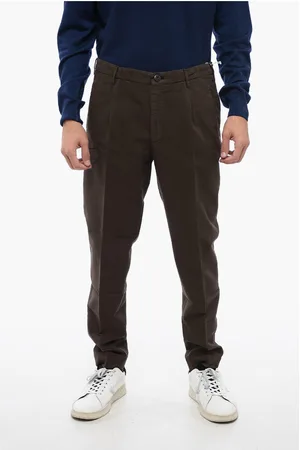 Incotex Tapered Fit Cotton Stretch Pants