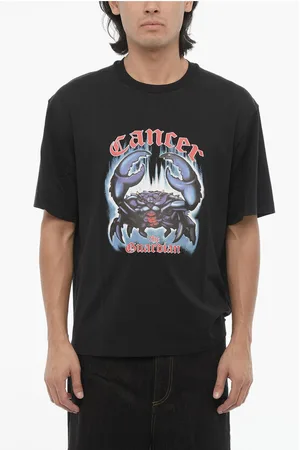 Neil Barrett Printed Slim Fit ROCK BAND ZODIAC CANCER Crew-Neck T-shirt