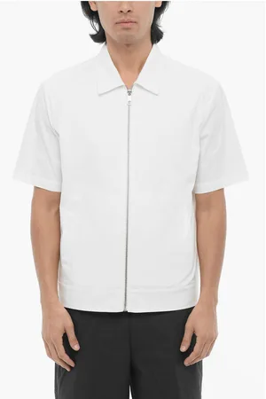 Neil Barrett Solid Color Short Sleeves Lightweight Overshirt
