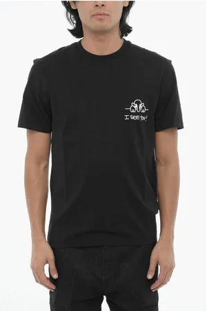 Neil Barrett Cotton Slim Fit I SEE YOU Crew-Neck T-shirt