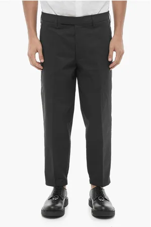 Neil Barrett Regular Waist Slim Fit Pants with Belt Loops