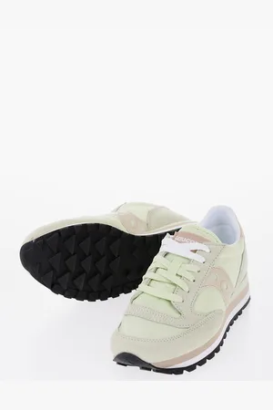 Saucony Suede and Nylon JAZZ TRIPLE Low Top Sneakers with Tricolor S