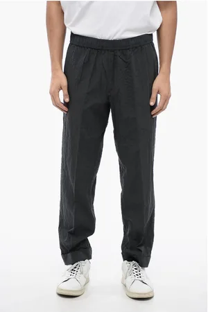 Neil Barrett Wrinkled Cotton REM Slim Fit Pants
