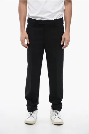 Neil Barrett Regular Rise METAL HEM Wool Blend Pants