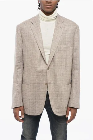 corneliani Patch Pocket GATE Silk Blazer