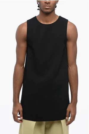 Jil Sander Back Zipped Viscose Tank Top