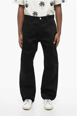 Jil Sander 5-Pocket Twill Cotton Pants with Belt Loops
