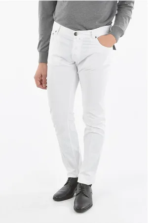 corneliani ID COLLECTION Jeans with 5 Pockets and Button Closure and Em