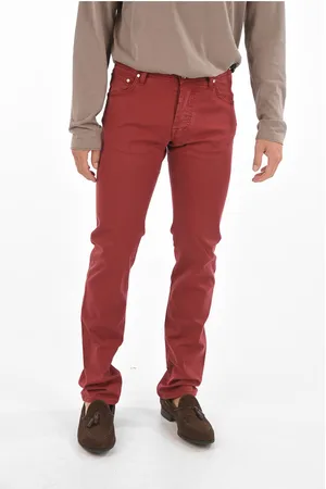 corneliani ID LUXURY DENIM Stretched Cotton LAZISE Pants with 5 pockets