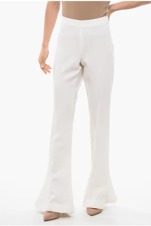 Balmain Skinny Fit Bootcut Pants with Back Zip
