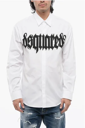 Dsquared2 Printed GOTHIC Shirt with Hidden Placket