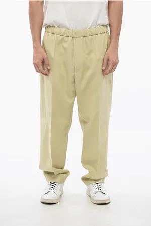Jil Sander Pleated Pants With Drawstring