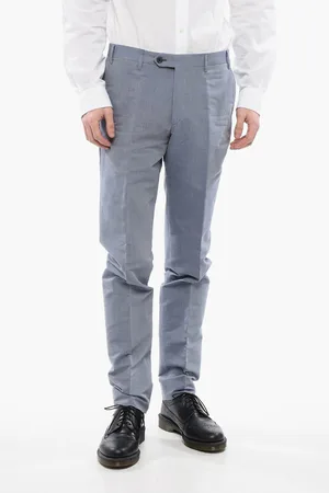 corneliani CC COLLECTION 4-Pocketed Pique Cotton Pants