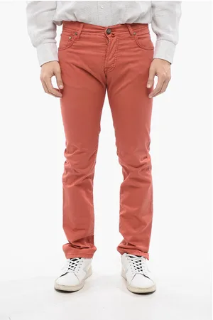 corneliani ID LUXURY DENIM Ton-sur-ton Embroidered Denims