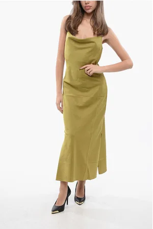 AllSaints Jacquard Motif Satin HADLEY Slip Dress