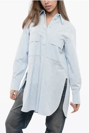 Chloé Over Embroidered Shirt with Side Split