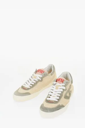 Diesel Suede and Fabric S-LEROJI Low Top Sneakers