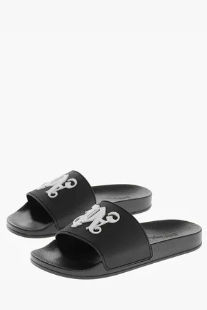 Palm Angels Rubber Sandals with Embossed Monogram
