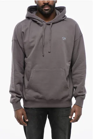 Diesel Solid Color S-ROB-HOOD-DOVAL-PJ Hoodie with Patch Pocket