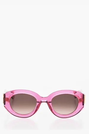 EMMANUELLE KHANH Transparent Effect Oval Sunglasses
