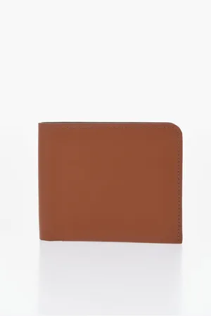 DRIES VAN NOTEN Leather Wallet with Two-Tone Inner