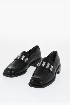 RAG&BONE Leather MAXWELL Loafers with Maxi Studs