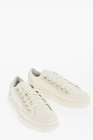YOHJI YAMAMOTO ADIDAS Solid Color Leather AJATU Low-Top Sneakers
