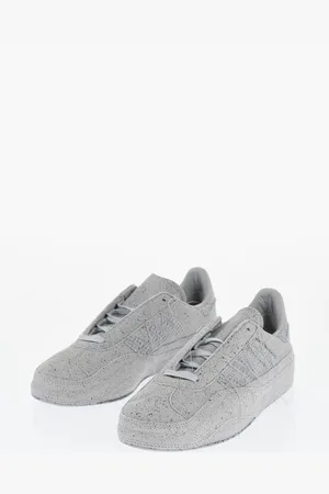 YOHJI YAMAMOTO ADIDAS Faux Leather Low-Top Sneakers with Fringes Details