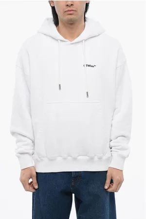 OFF-WHITE Brushed Cotton ARROW Embroidered Sweatshirt
